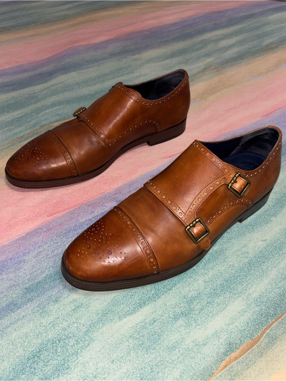 Cole Haan Jefferson Grand Double Monk Strap Size  12